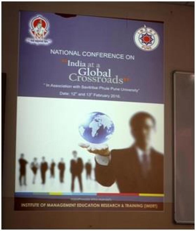 NATIONAL CONFERENCE ON “INDIA AT A GLOBAL CROSSROADS" (IGCR-2016)