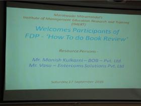 Fdp-How to do Book Review By Mr. Vasu
